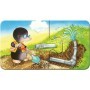 Puzzle animale muncitoare 9x2 piese